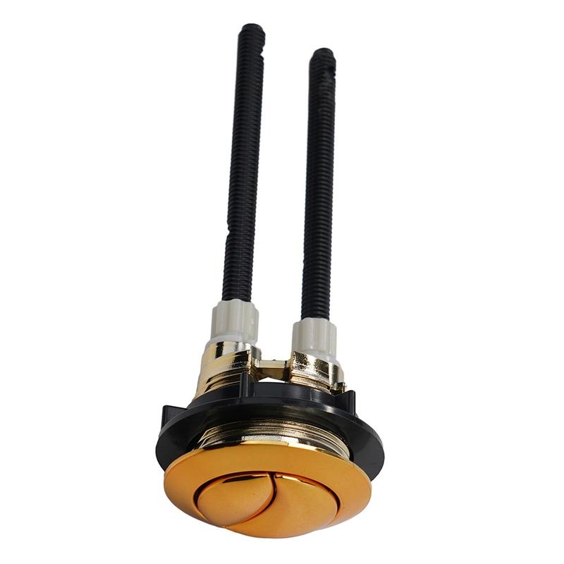38mm Gold Toilet Push Button for Mechanical Top Flush Valve Dual Flush 5