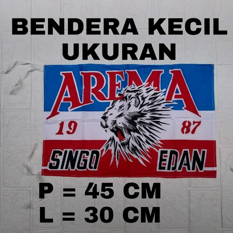 BENDERA AREMA UKURAN KECIL 4