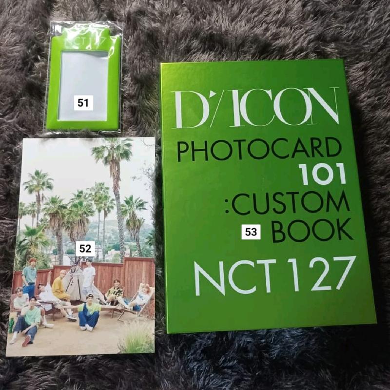 photocard official dicon 101 nct 127/PC dicon 101 nct 127/pc mark jaehyun yuta taeil taeyong doyoung jungwoo johnny haechan/mark bnw dilan 6