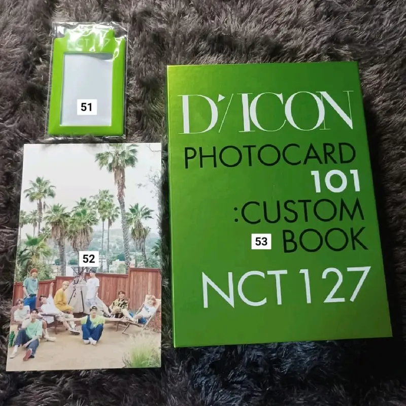 photocard official dicon 101 nct 127/PC dicon 101 nct 127/pc mark jaehyun yuta taeil taeyong doyoung jungwoo johnny haechan/mark bnw dilan 6
