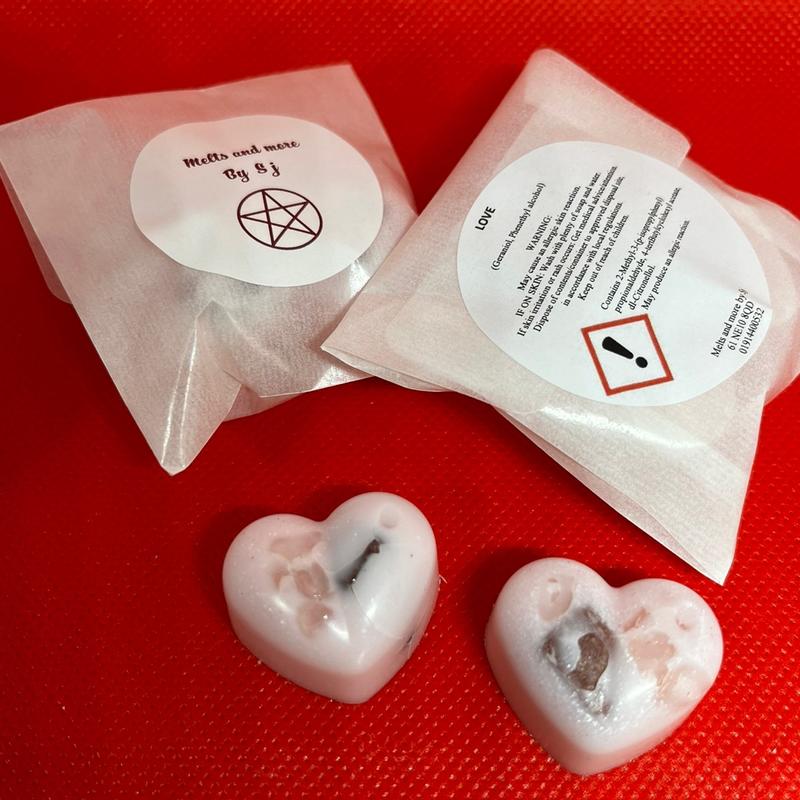 Pair of Gemstone Infused Soy Wax Melts with CLP Compliance - Home Decor 0