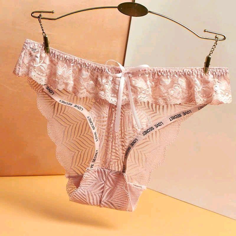 Combo 3 Quần lót ren nhúng bèo Đáy lót cotton hai lớp kháng khuẩn Thời Trang nữ 1
