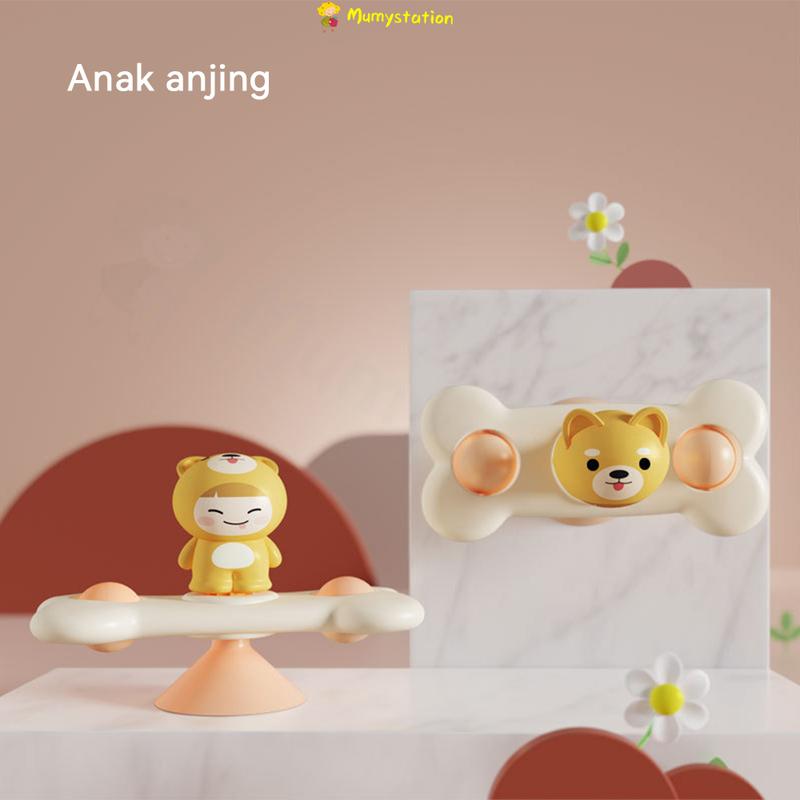 Product Introduction of Mainan Edukasi Fidget Spinner Anak / Mainan Mandi Putar Genggam Rattle Sensor Motorik / Mainan Bayi 19