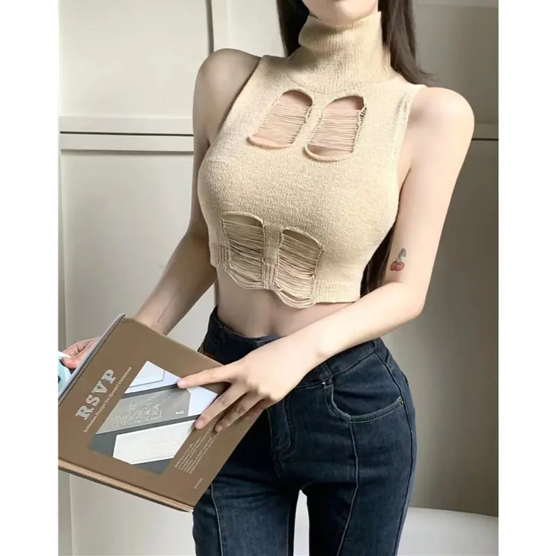 Girl's Tank Top Halter Knit Stretchy SEXY GIRLS/HOT GIRLS New Age Girls-W391 4