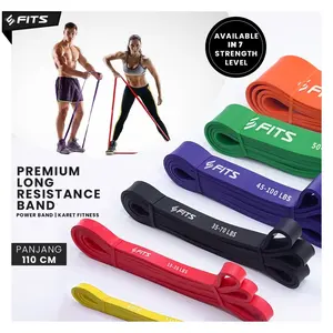 FITS FACT Premium Long Resistance Band | Karet Fitness | Power Band