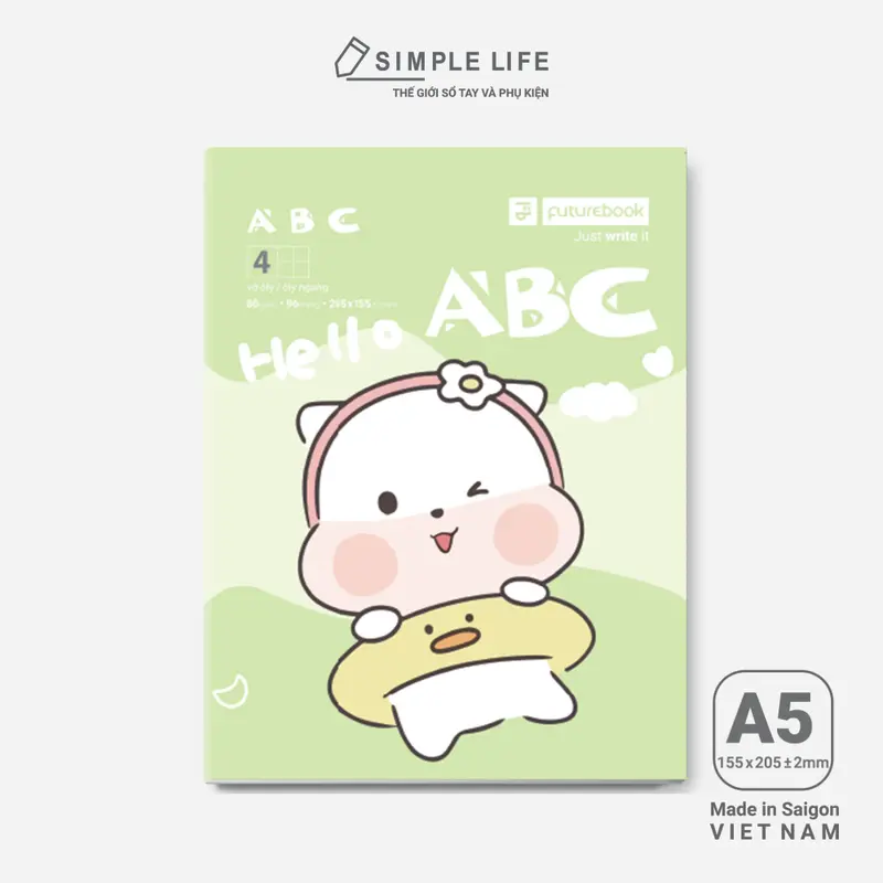 Tập Học Sinh - Vở 4 Ô Ly Vui Học ABC Futurebook 96 trang (DK-HS891) 3