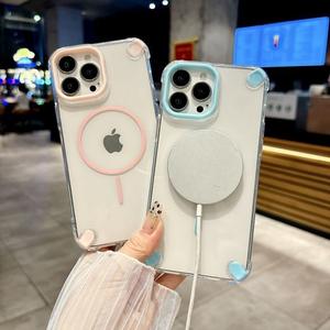 Ốp Lưng Trần 16 Pro Max, Điều Khiển Từ Tính Tích Hợp, Minh 15 Cao Cấp, Chống Sốc 14, 13, T4B8601