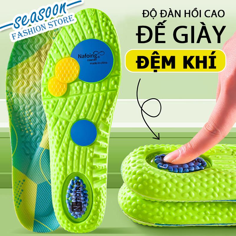  Miếng Lót Giày Thể Thao Chất Liệu EVA Đàn Hồi Cao Mềm Bỏng Ngô Thoáng Khí Hấp Thụ Sốc Thích Hợp Chạy Bộ Và Bóng Rổ Dành Cho Nam Và Nữ miếng  lót  giày  cao  su  non lót  giày  upower lót  giày  chống  hôi  chân đệm  gót  chân  giảm  đau 