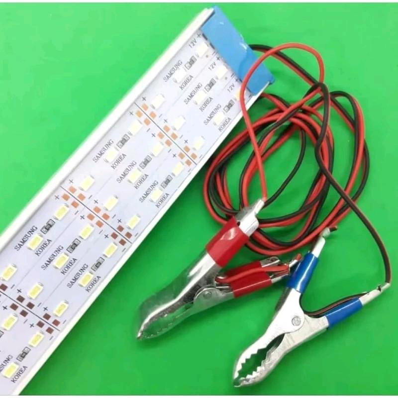 Đèn led 12v kẹp bình với 3 dãy led dài 50cm và 1 mét