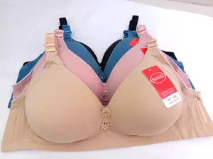 PROMO 3 PCS ! BH Bra Busa Extra Jumbo BIG SIZE Tanpa Kawat Cup D Kait 4 | Size 46 48 50 52