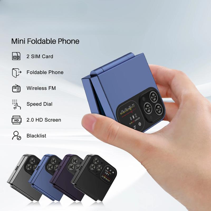 Mini Unlocked Android Smartphone SIM Cards Mini Fold Mobile Phone ...