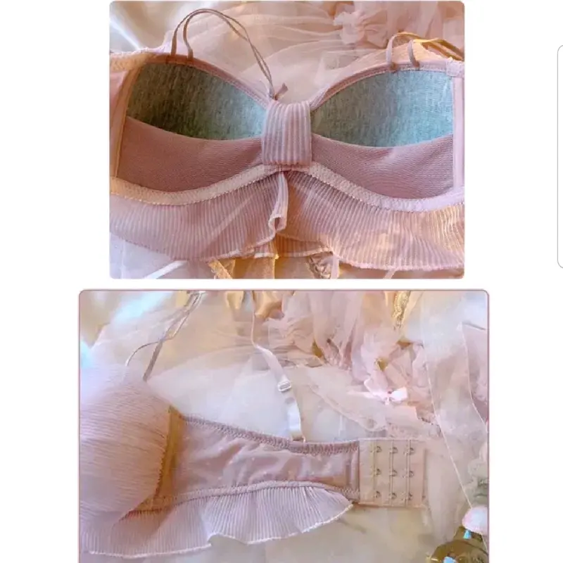 BH Model Pita Kekinian Bra Push Up Tanpa Kawat CD Celana Dalam Kancut Pakaian Dalam Premium Quality Celana Kolor Cangcut Kutang Bikini Costume Sexy Lingerie CQ3 4