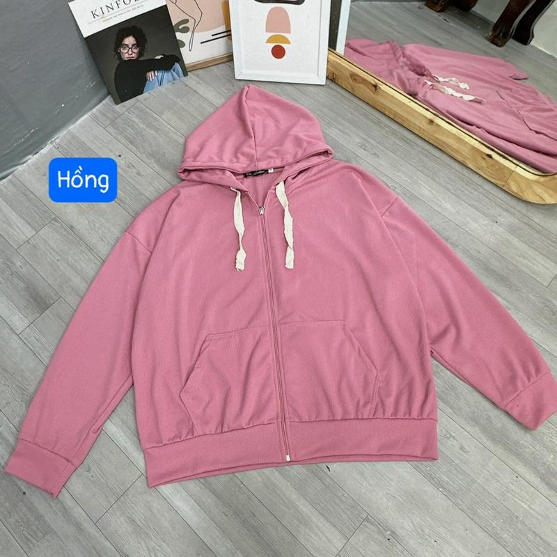 Product Introduction of Áo khoác thun gân bigsize nữ, áo khoác đi nắng vải mịn đẹp chuẩn đậu bigsize -KHOAC2 19