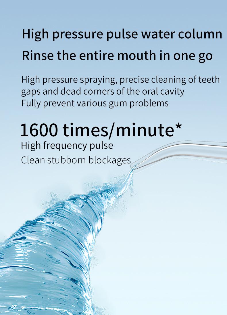Product Introduction of Electric Water Pick Teeth Cleaning Machine Water Toothpick Removing Residual Teeth Waterpik Oral Dental Instrument 2