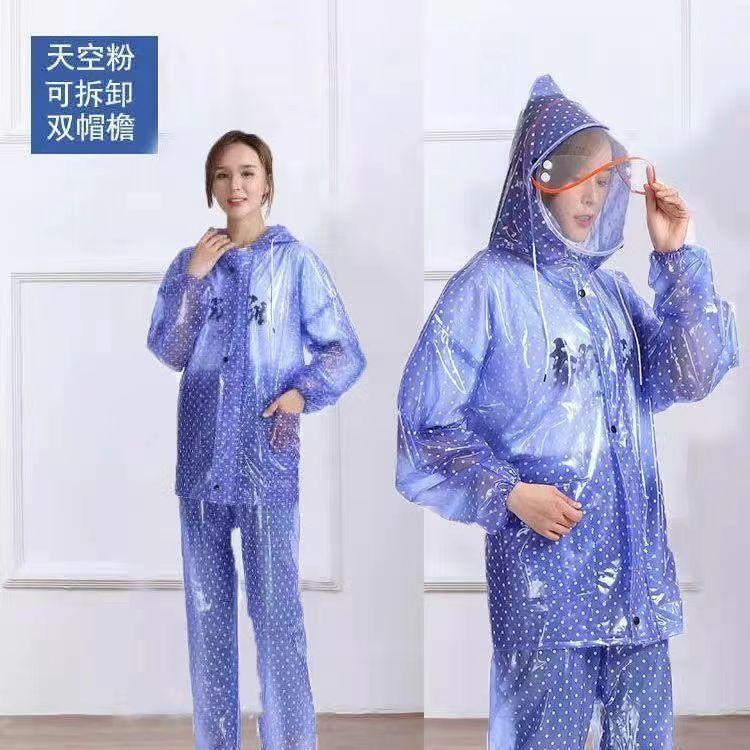 Bộ Quần Áo Mưa, Dành Cho Nam Và Nữ, Toàn Thân, Nhẹ, Không Dùng Một Lần, Thích Hợp Cho Người Lớn, Xe Điện, Áo Mưa Chống Mưa 6