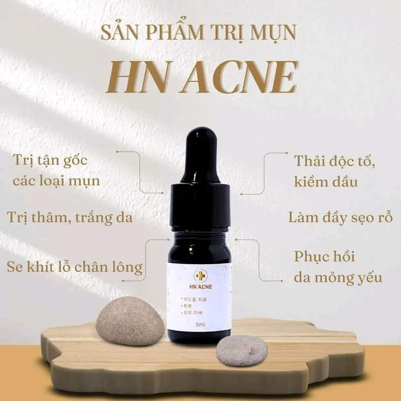 Siêu điều trị mụn Serum HN ACNE Chăm Sóc Da, Làm Đẹp, Phục Hồi Da Hư Tổn, Skincare cho Nam và Nữ. 4