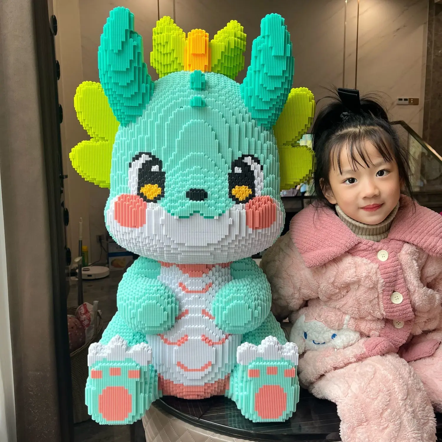 Bộ Đồ Chơi Bộ Ghép Hình Dragon Years Gạch, Tương Thích Với Lego, Đồ Trang Trí Kỳ Lân Lửa, Đồ Chơi Xếp Hình, Có Sẵn Trong Phong Cách Trung Quốc Thời Trang Cá Tính, Thích Hợp Để Thiết Lập, Quà Tặng Ngày Lễ