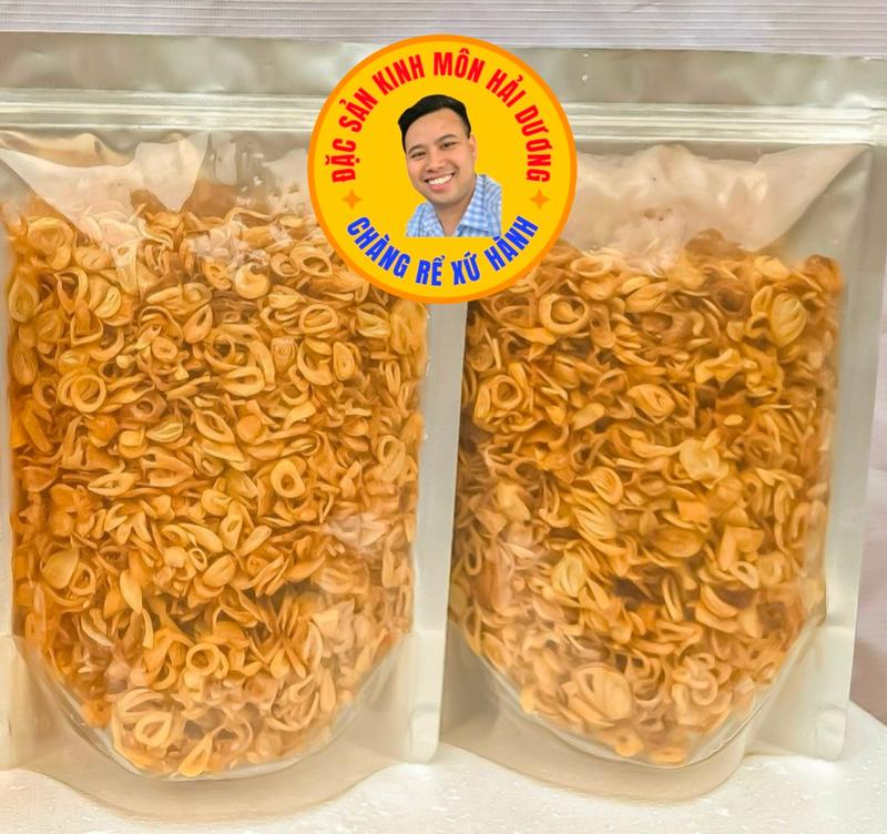2Kg Hành Phi ta Hải Dương Thơm ngon Vàng giòn Sạch Vệ sinh Không Chất bảo quản Snack Thức Ăn Food Ăn Vặt - Đồng hành trong Các món ăn Gia Đình Việt Gia Vị