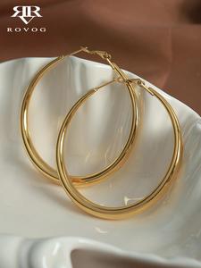 Arete de aro minimalista y a la moda, joyería elegante para mujeres para fiesta, decoración diaria de ropa, joyería comodín y exquisita para regalo de cumpleaños