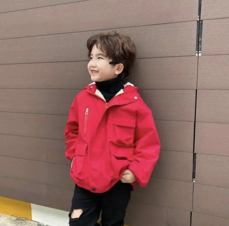 {15-45kg} - ÁO  KHOÁC  PARKA  LÓT  LÔNG  HÀN  QUỐC  cho bé trai và bé gái,  khoác gió parka lót lông giữ ấm cho mùa đông kaki lót lông bé quần  nỉ 8