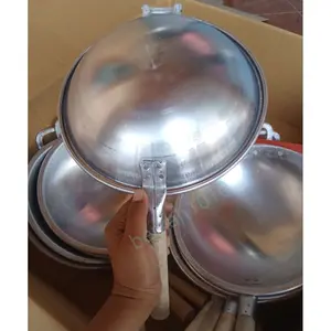 FREE PACKING BUBBLE / WAJAN SEBLAK WAJAN NASI GORENG / WAJAN kecil gagang kayu murah