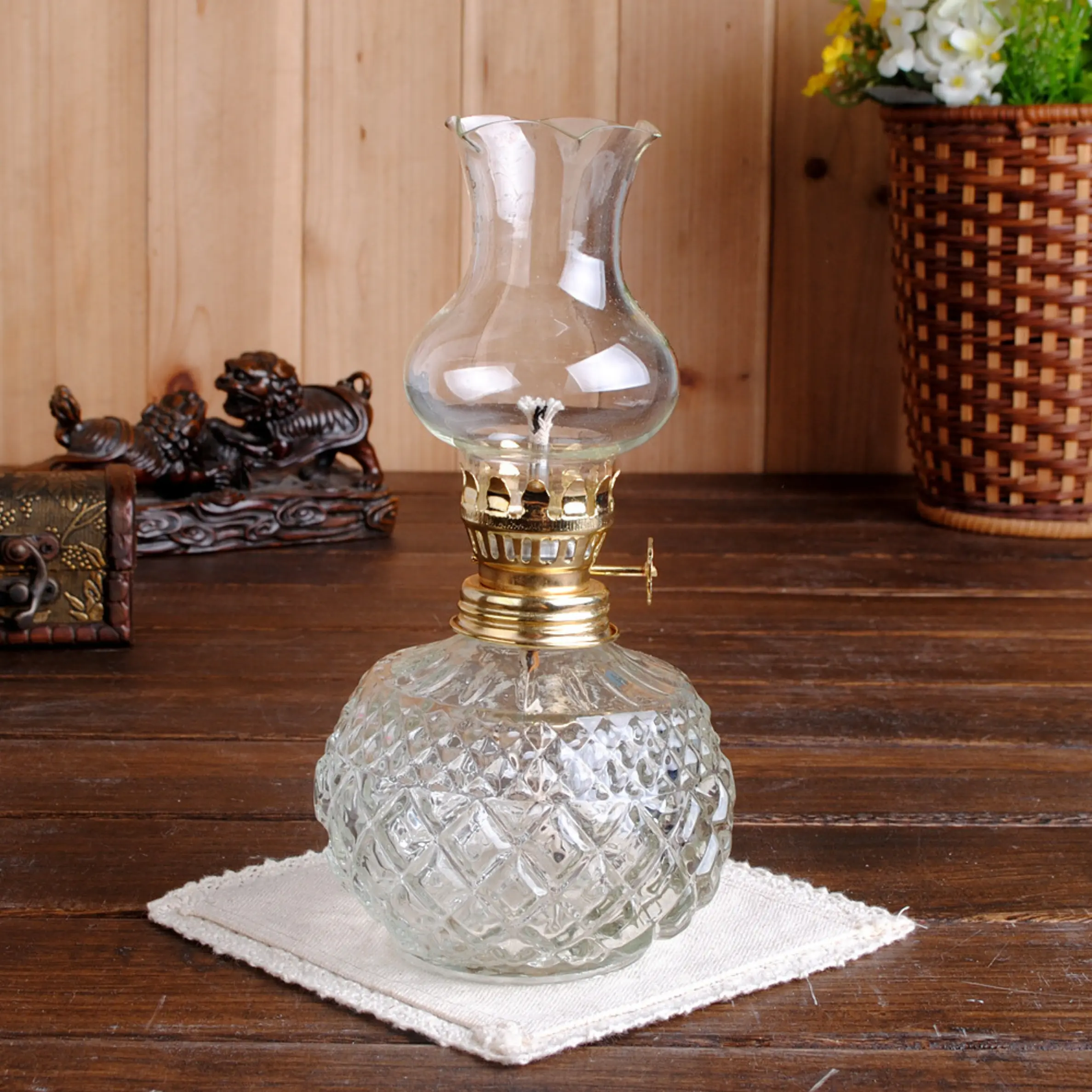 Đèn Dầu Truyền Thống 310ml - Đèn Thờ Cúng