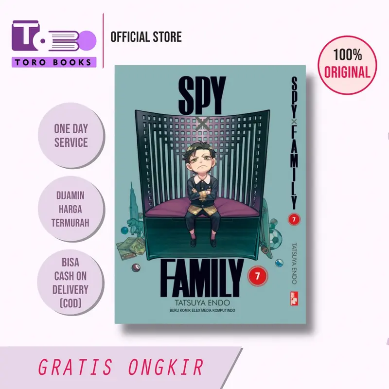 Komik Spy x Family by ENDOU TATSUYA ready banyak seri 3