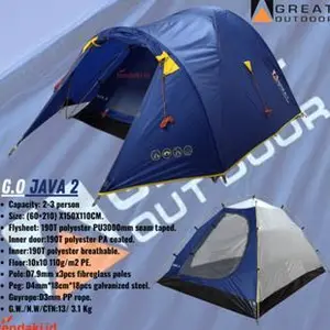 TENDAKI Borneo 4 / Tenda Tendaki Borneo 4 Double Layer / Borneo 4 / Tendaki Borneo 4P / Java 4 Pro / Easy Dome Kapasitas 4 Orang / Tenda Kemping / Tenda Frame Alloy / Tenda Ultralight / Tenda Kapasitas 4-5 / great outdoor java 4 / Tenda Compass