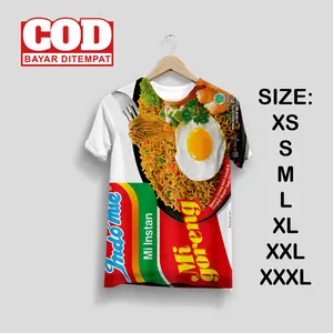 GAMBAR DEPAN AJA Kaos depan Mie Instan | Kaos AOP Mie indom Seleraku