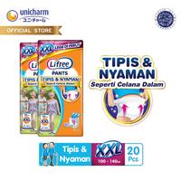 Gambar Lifree Popok Dewasa Celana Tipis & Nyaman Bergerak - XXL10 - 2 Packs dari Unicharm Official Store Kab. Tangerang 1 Tokopedia