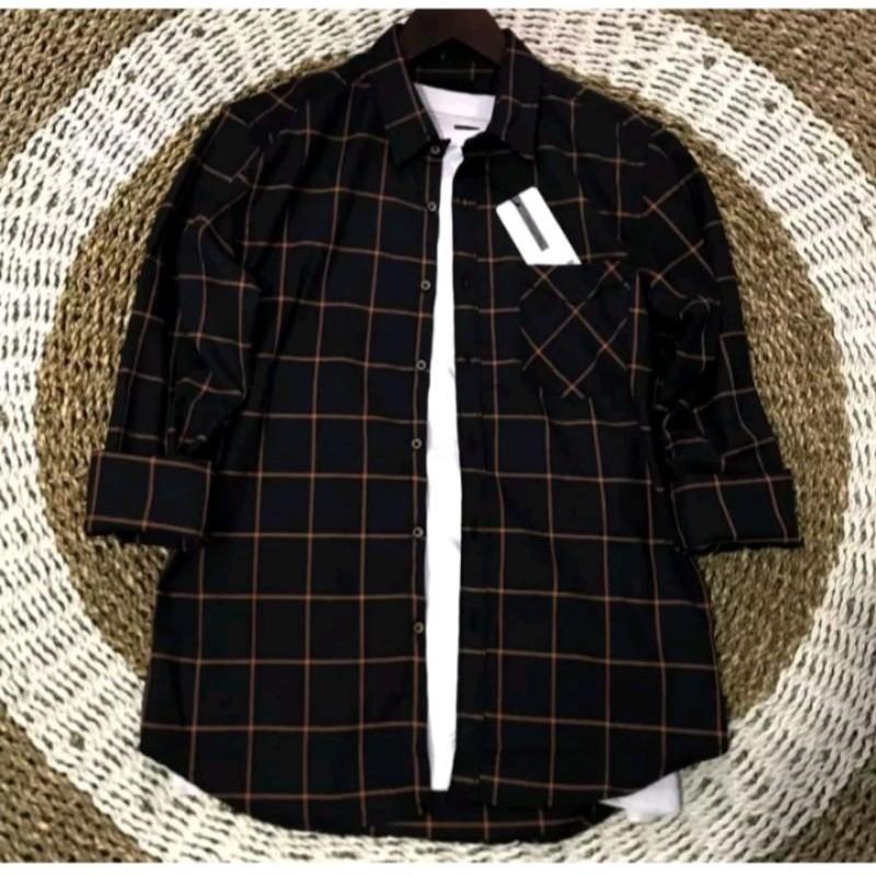 KEMEJA FLANEL KOTAK-KOTAK KUALITAS PREMIUM 2