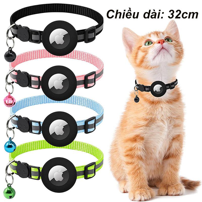 Vòng Cổ Thú Cưng - Airtag Vòng Cổ - Thiết Kế Chống Nước, Chống Shock, Dễ Điều Chỉnh, Có Phản Quang Dễ Dàng Điều Chỉnh, Có Dải Phản Quang Đảm Bảo An Toàn