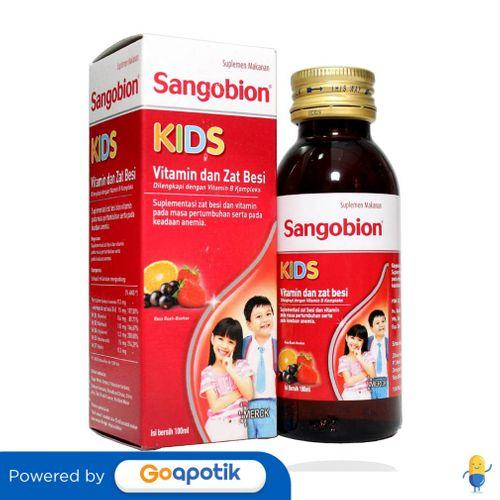 Gambar SANGOBION KIDS SIRUP 100 ML dari Apotek Taman Kedoya by GoApotik Kota Administrasi Jakarta Barat Tokopedia