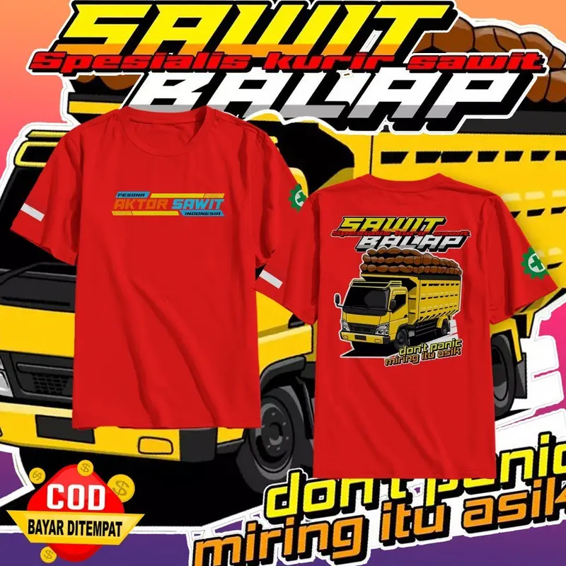 ARTAKAOS -  T-Shirt Kaos Distro Mobil Truk Sawit Balap | Kaos Driver Muda  | BAJU KAOS DISTRO CANTER MANIA | Kaos Driver Muda Terbaru 2023 | Kaos Aktor Jalanan | Baju Kaos Driver Sawit | Kaos Lengan Pendek pria Cocok untuk Pria & Wanita 2