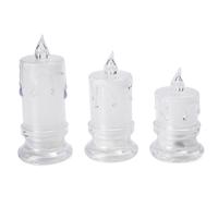 Gambar Lilin LED Elektric Lampu LIlin Akrilik Bening Dekor Minimalis Murah - L 11  CM BENING  dari MadisonShop Kota Administrasi Jakarta Barat 4 Tokopedia