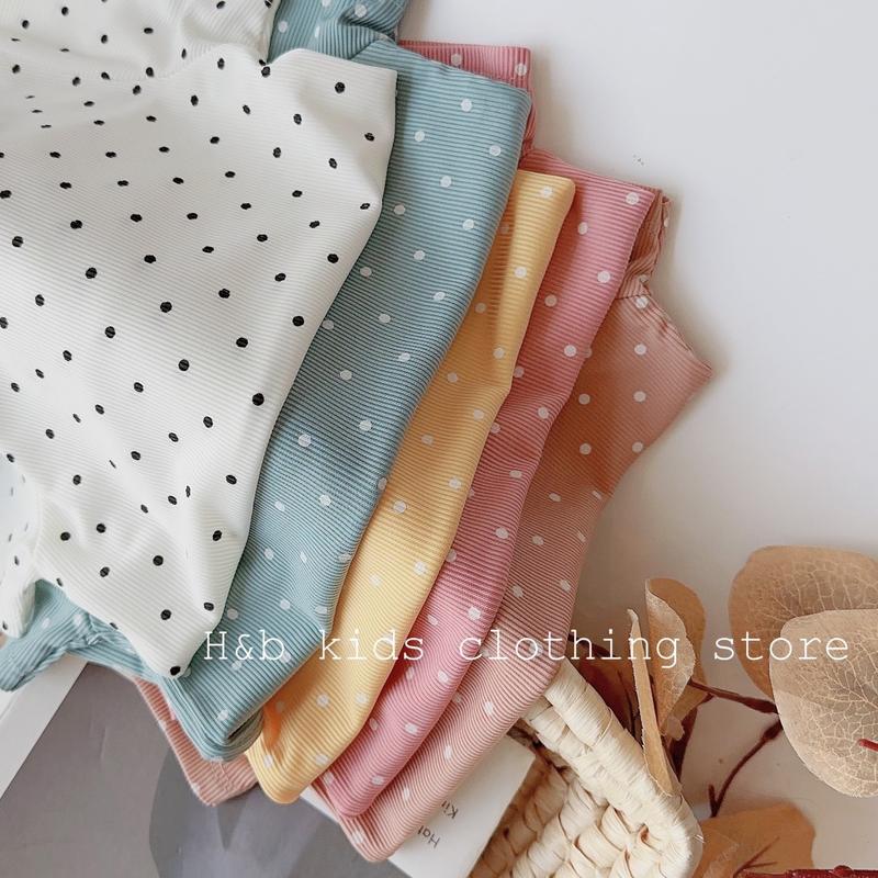 Bộ tăm lạnh chấm bi cho bé gái 7