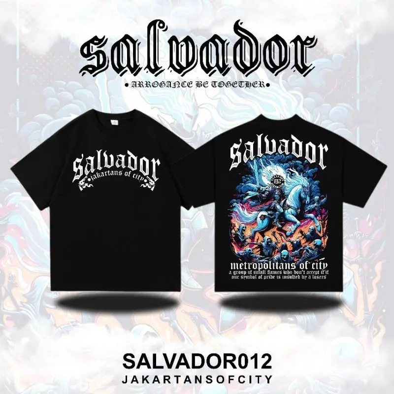 Kaos T-shirt Distro Salvador Jakartans Metropolitans Of City Sablon Dtf Bisa Cod Break Rules Store Digital Pria