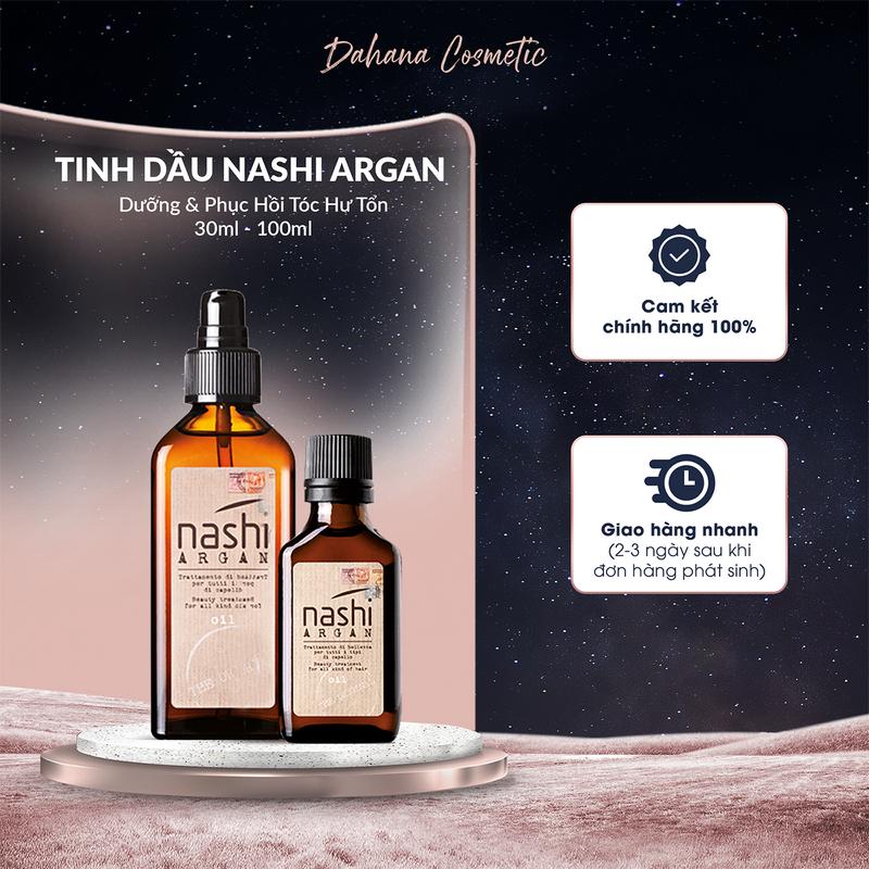 Tinh Dầu Dưỡng & Phục Hồi Tóc Hư Tổn Nashi Argan Oil của Ý