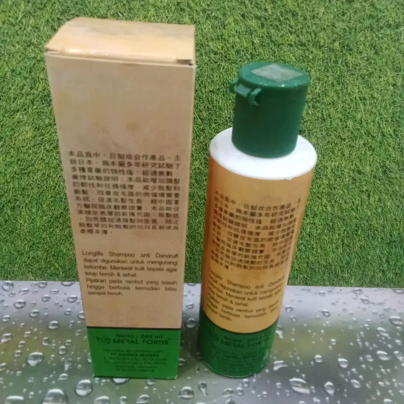 Shampo Metal Fortis Long Life 200ml Conditioner Haircare Shampoo Ketombe Perawatan Kering Membersihkan 2