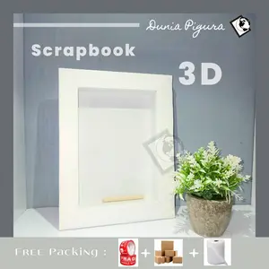 Bingkai Mahar 3D Scrapbook 6R/A5 (15 x 20 cm) / Gift Ultah