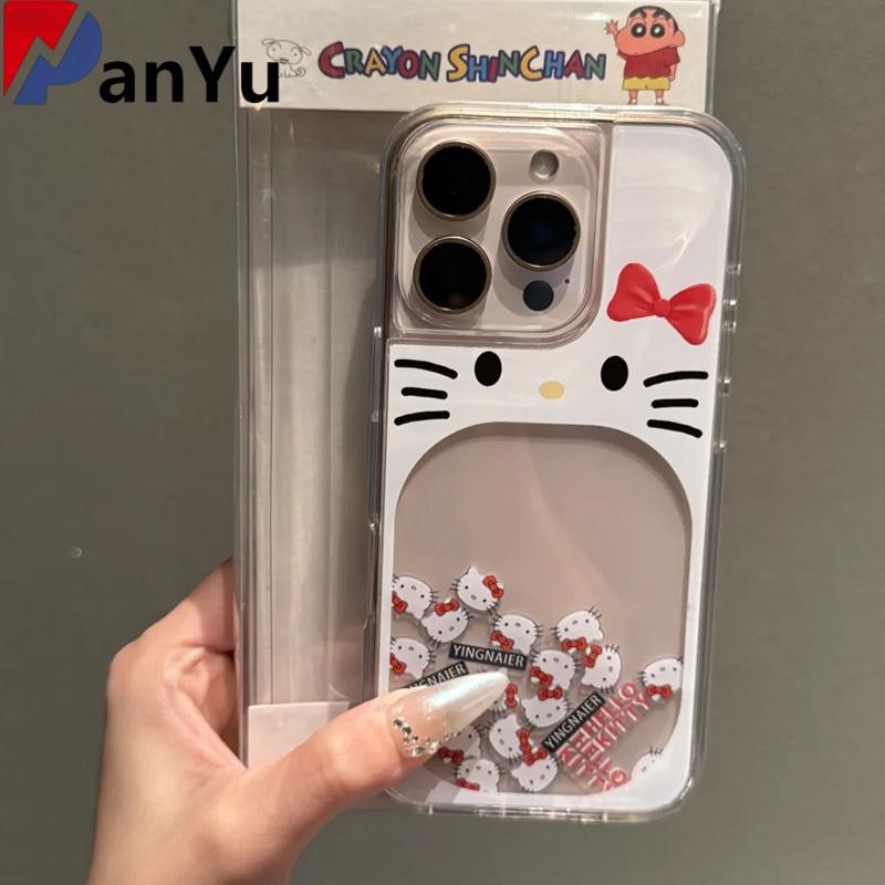 Product Introduction of Ốp Điện Thoại Cát chảy, Thiết Kế Miệng Lớn Di Động, Hello kitty iphone 15 / 16, Thích Hợp Cho Apple 14pro Và 13, Nữ, Bộ 12, [Yêu Cầu Panyu] 2