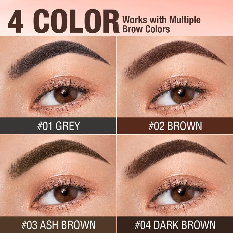 Product Introduction of O.TWO.O 3 In 1 Eyebrow Pencil With Eye Brow Razor Waterpoof 24HR Naturally Defined 0.5mm-4mm Easy to Makeup Kits 12