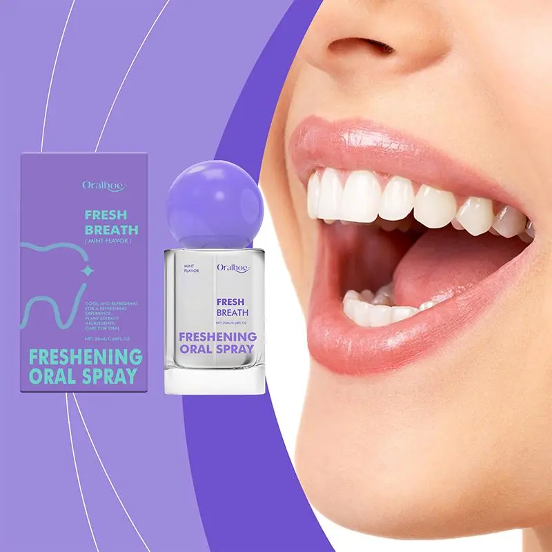 Portable Oral Spray, Freshening Breath Spray, Oral Care Spray for Men & Women, Daily Oral Care Product 7