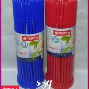 GANTUNGAN PAKAIAN BAYI Jemuran bulat 30 STIK / Jemuran folding MERK LION STAR / Jemuran pakaian baby, anak2 dan pakaian dalam (20/24/30 stik) bayar di tempat (COD) Biru Hanger