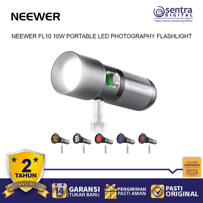 Gambar NEEWER FL10 10W LED Portable Flashlight Lightweight Photo Video Lighting Tool (X01) dari Sentra Digital Kota Administrasi Jakarta Barat Tokopedia