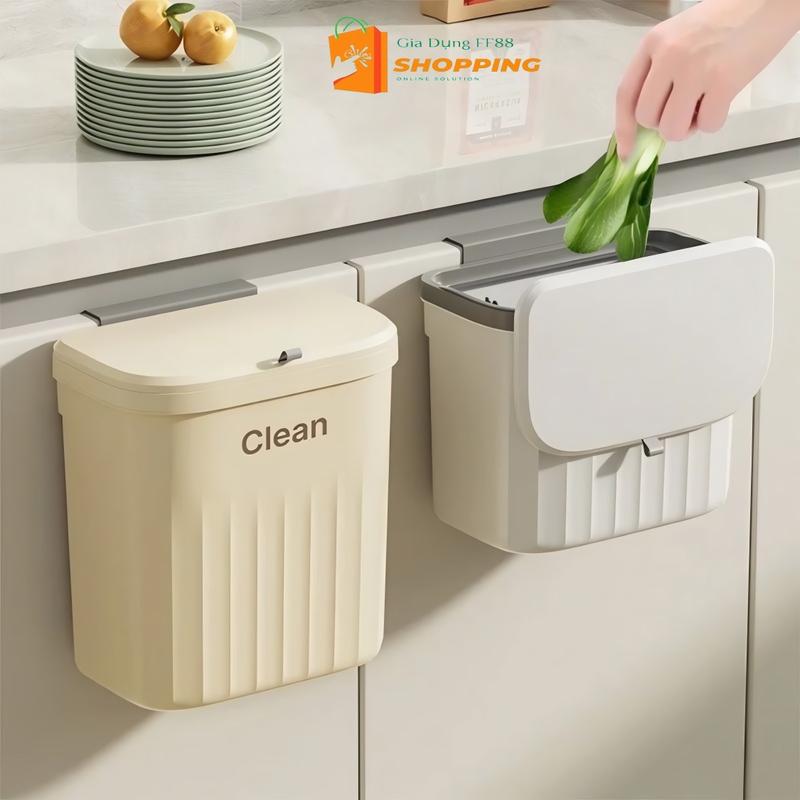 Thùng rác treo tường tủ dung tích lớn Model 1 chất lượng cao nắp lật 2 chiều Đựng Rác Đồng thung rac