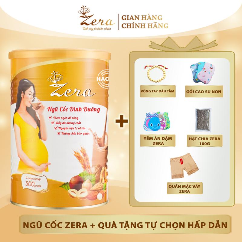 Ngũ cốc dinh dưỡng Zera dành cho mẹ bầu + Quà tặng tự chọn hấp dẫn canxi  bau