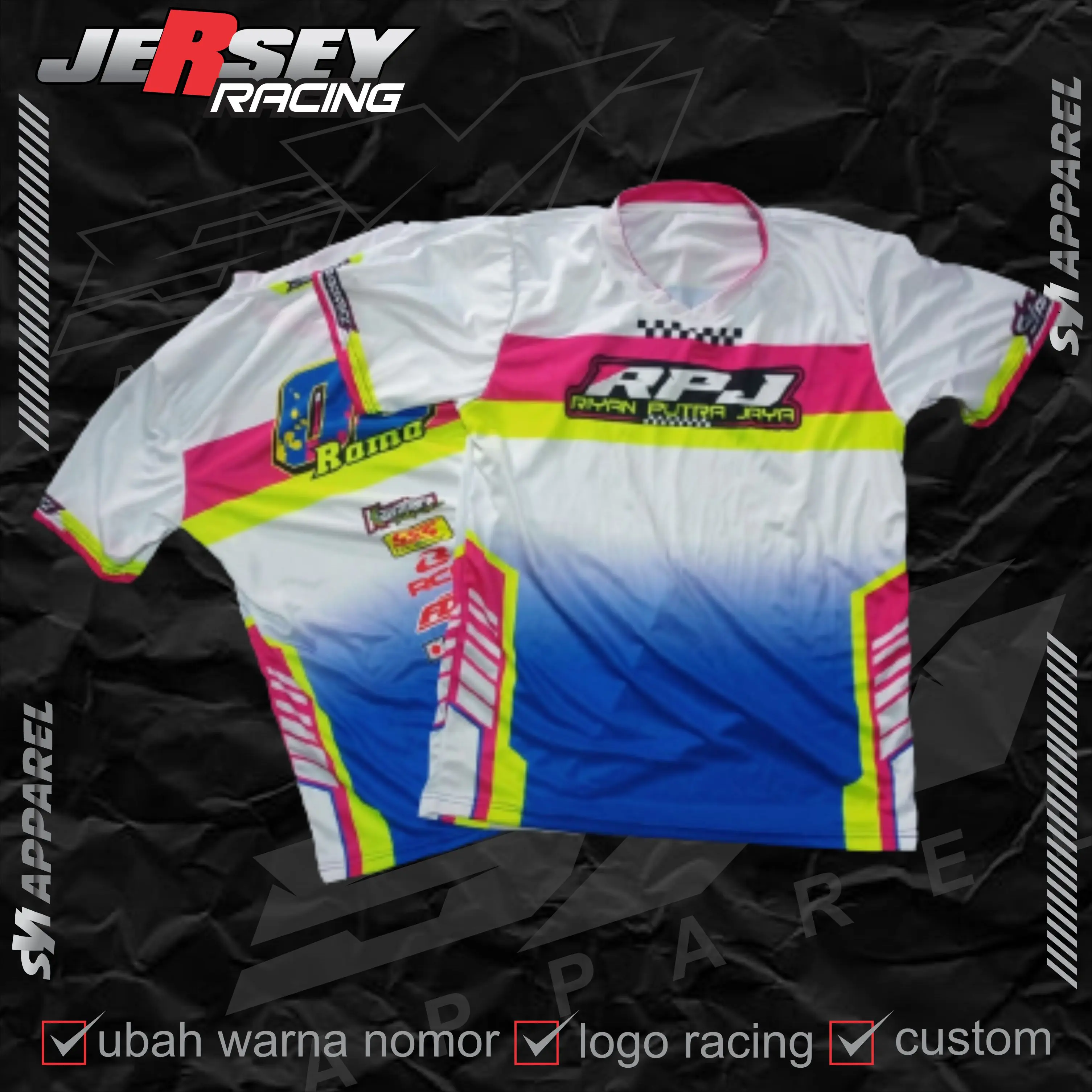 Jersey racing, jersey team Balap, jersey trail, Trabas, tim Racing, kaos distro full printing sport