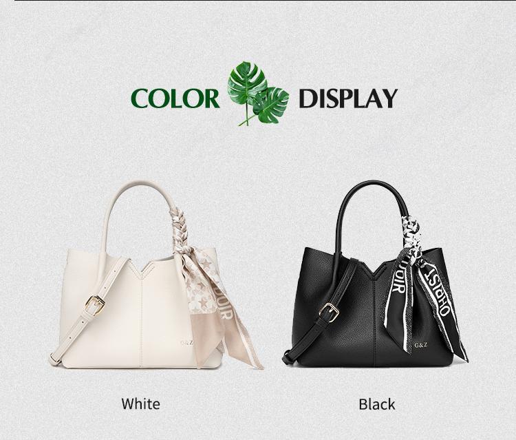 【G&Z】Tas Wanita / Tas Tangan / Tas Fashion 2025 / Casual Sling Bag / Tas Selempang / Shoulder Bag Mewah (GRATIS Syal Pita)