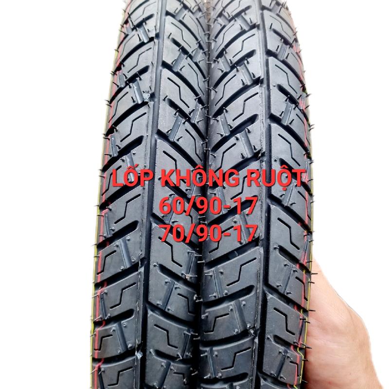 1 cặp lốp không dùng ruột 60 70 hoặc 70 80 gai kiểu citi siêu víp . dùng cho các dòng xe đi bánh mâm lắp không cần ruột . raider satria sonic sirius wave đều gắn được . lốp xe máy Phụ Kiện Phụ Tùng michelin pilot lốp michelin 60 70 vỏ maxxis 50 60 c q